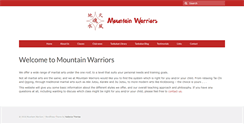Desktop Screenshot of mountainwarriors.com